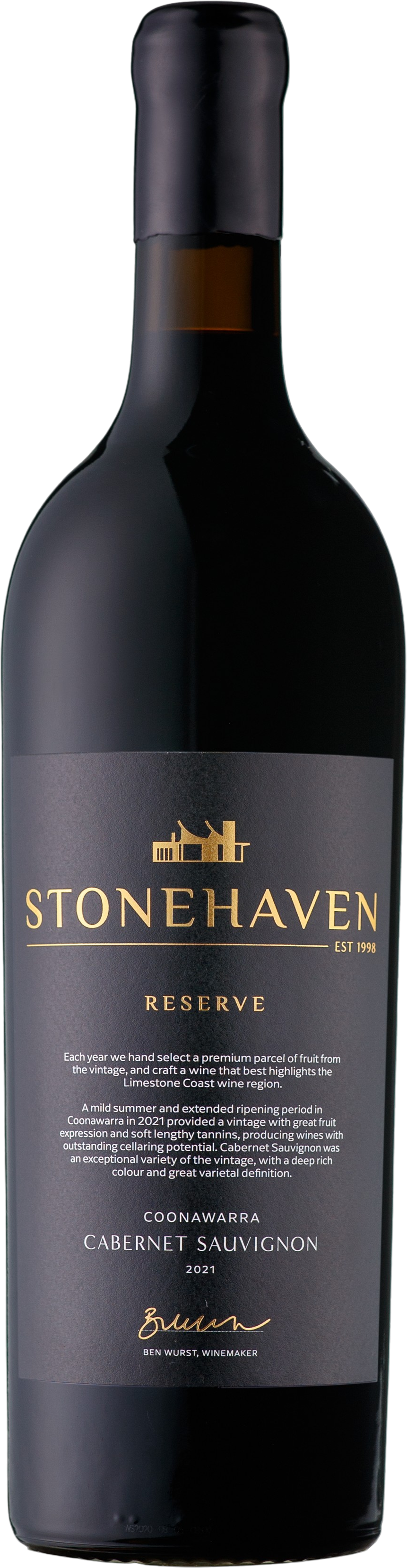 Stonehaven Reserve Cabernet Sauvignon  2022 Coonawarra bottle